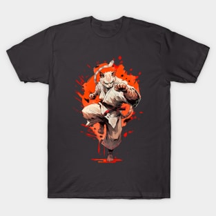 Cat kicking T-Shirt